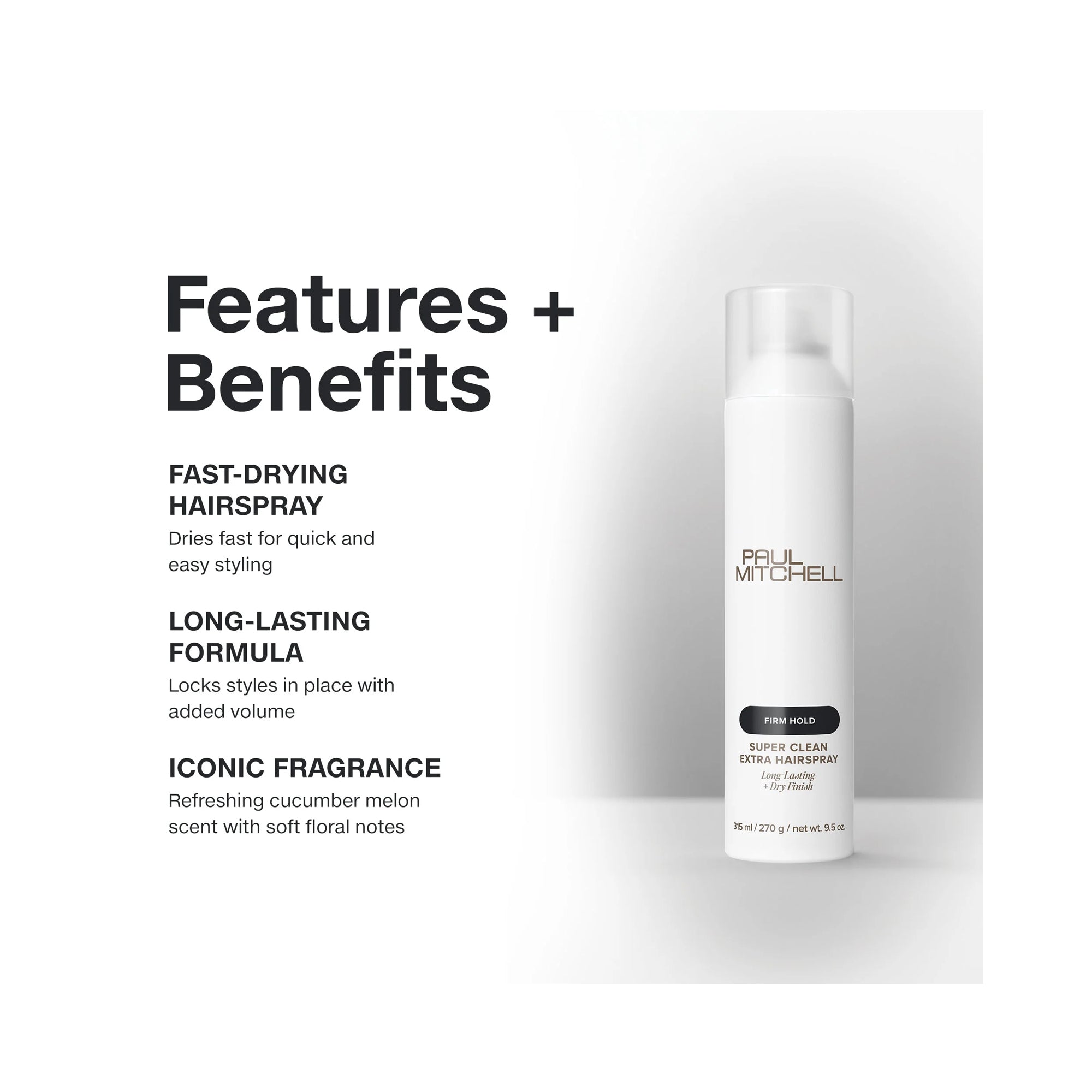 Paul Mitchell Super Clean Extra Hairspray / 9.5OZ