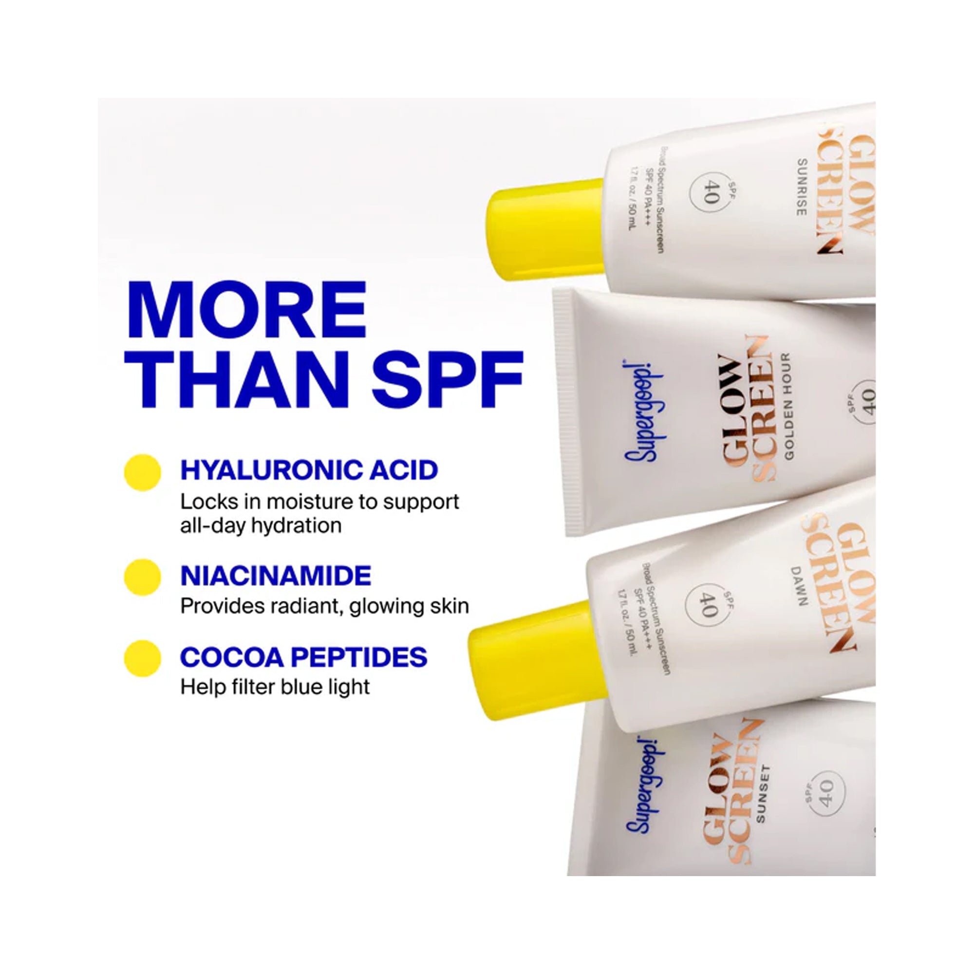 Supergoop! Glowscreen Broad Spectrum Sunscreen SPF 40 - Sunrise / 1.7OZ