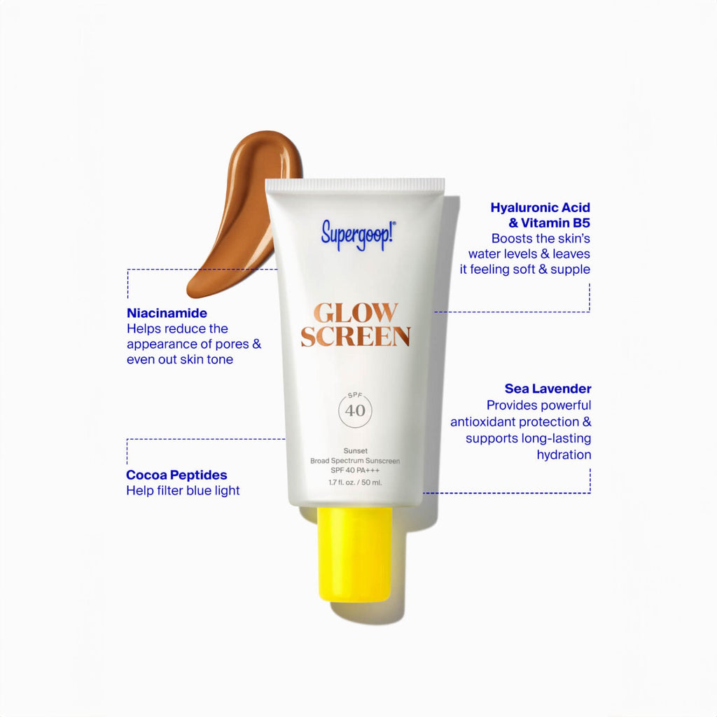 Supergoop! Glowscreen Broad Spectrum Sunscreen SPF 40 - Sunset / 1.7OZ thumbnail 4
