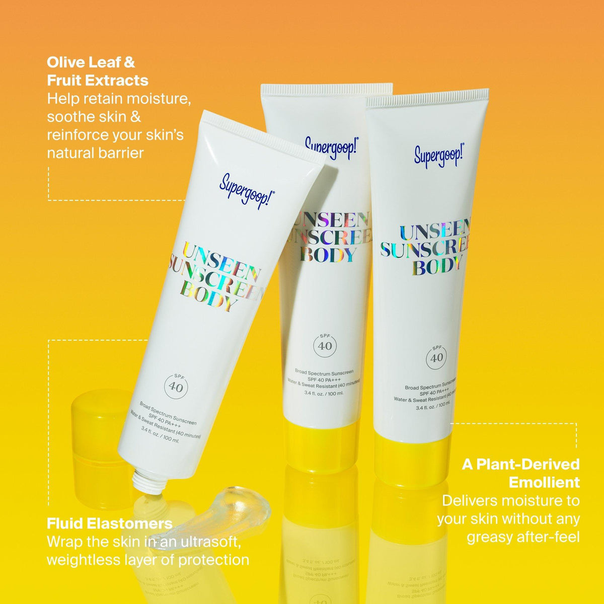 Supergoop! Unseen Sunscreen Body SPF 40 / 3.4OZ, image 27437561151638