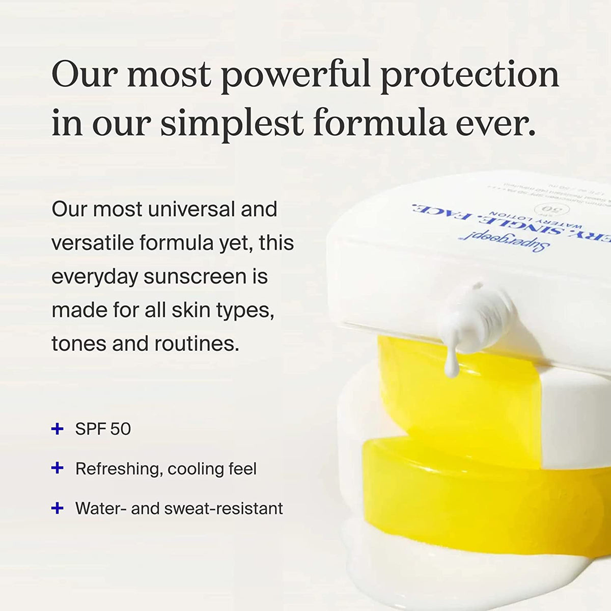 Supergoop! Every. Single. Face. Watery Lotion SPF 50 / 50ML, image 27463754907798
