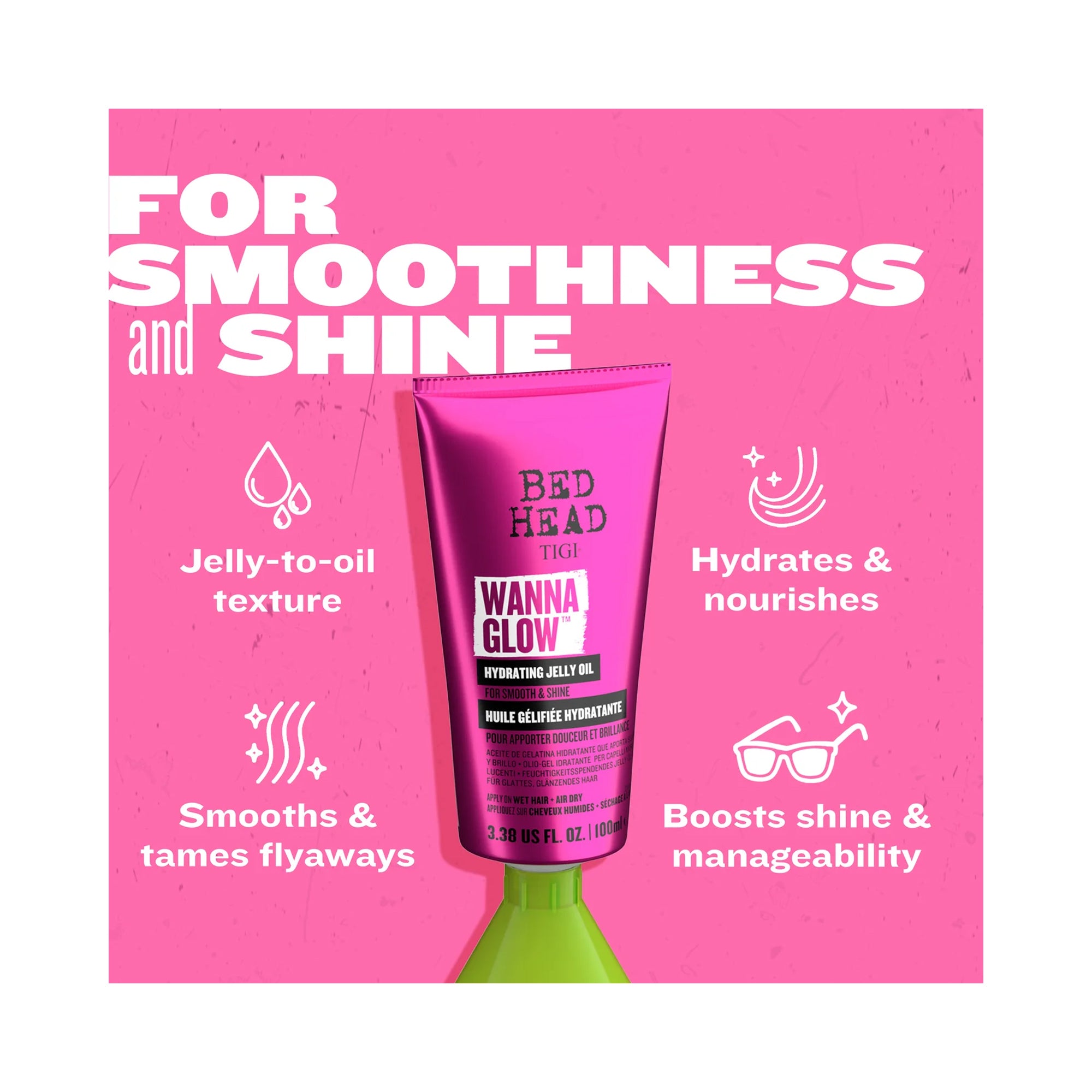 TIGI Bed Head Wanna Glow Hydrating Jelly Oil / 3.3OZ