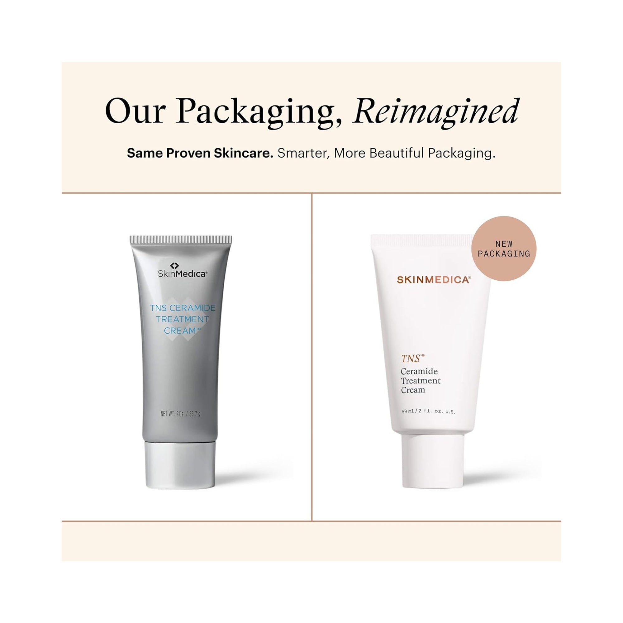 SkinMedica TNS Ceramide Treatment Cream / 2OZ
