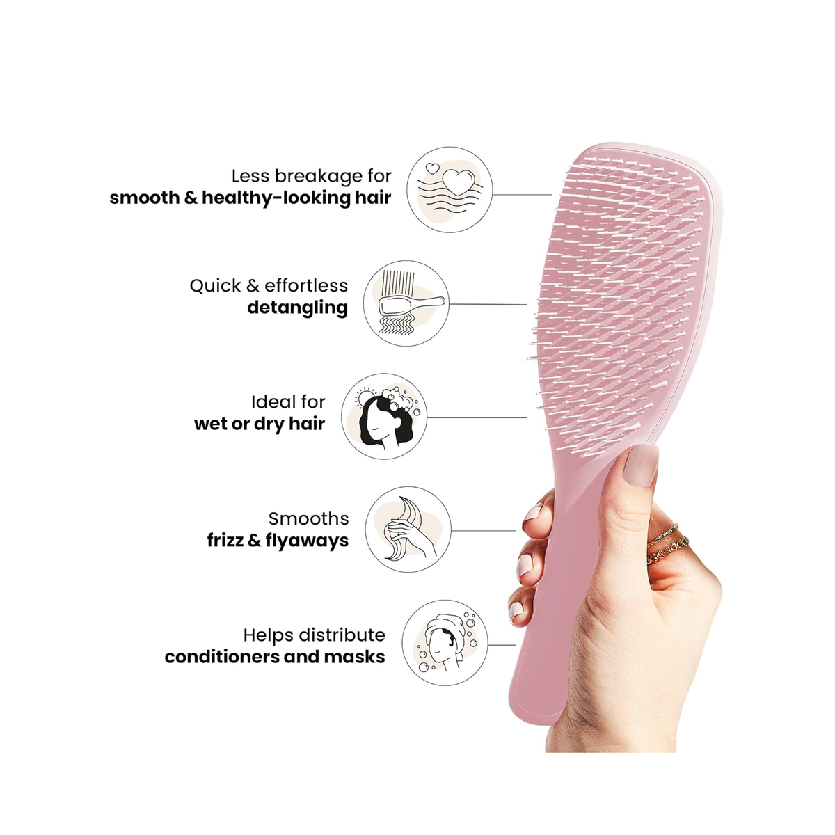 Tangle Teezer The Ultimate Detangler Millennial Pink / Millennial Pink, image 30885283299478