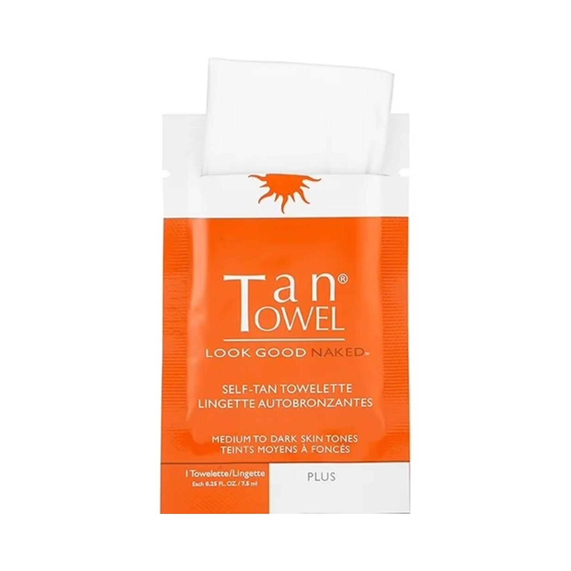 TanTowel Self Tan Towelettes Half Body 50-Pack / PLUS