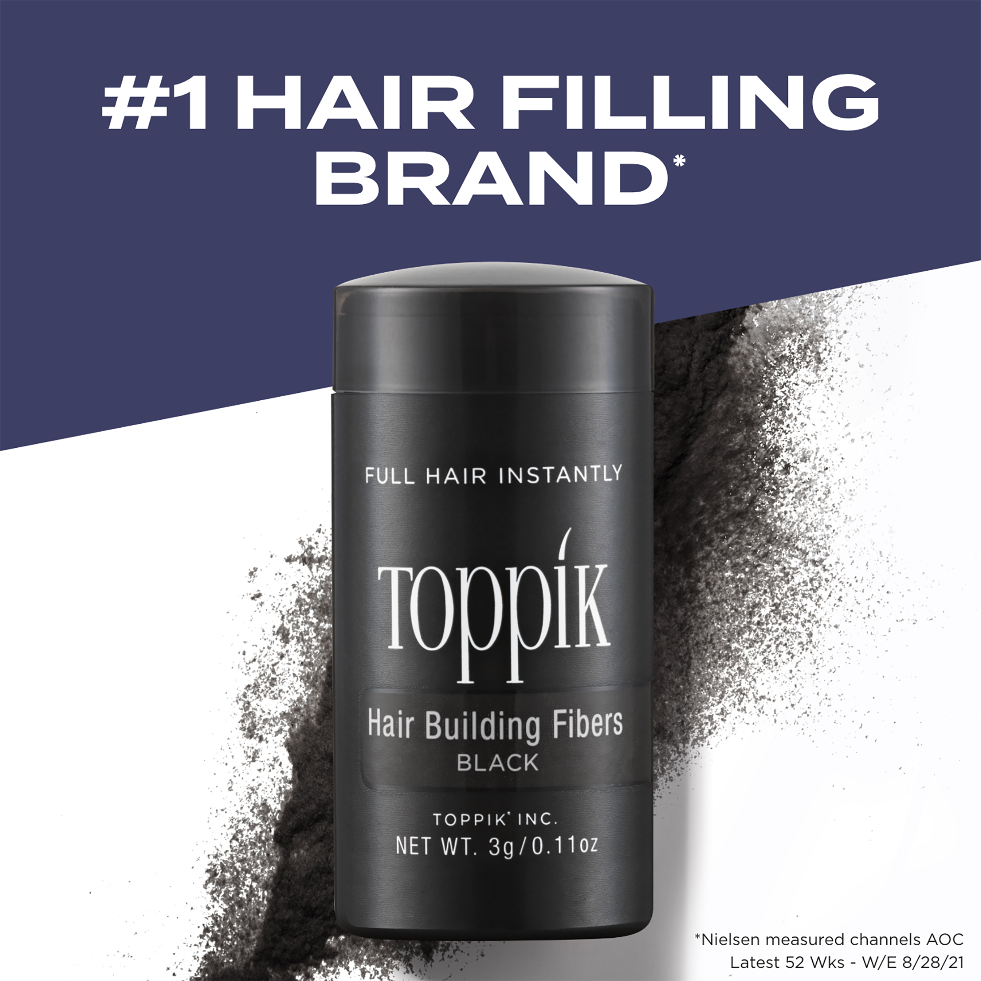 Toppik Hair Building Fibers Black - Planet Beauty Toppik Hair Building Fibers Black - Planet Beauty