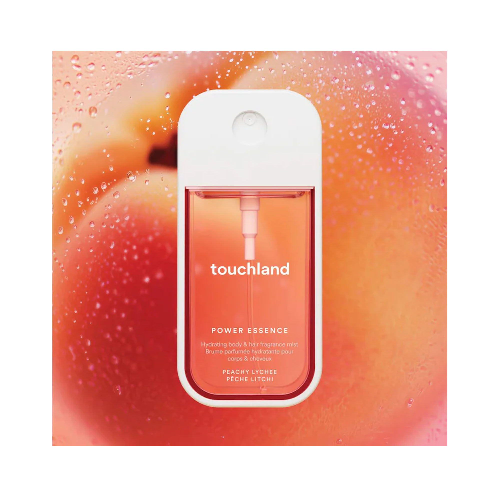 Touchland Power Essence Body & Hair Fragrance Mist Peachy Lychee / Peachy Lychee