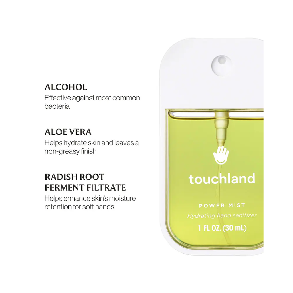 Touchland Powermist Hydrating Hand Sanitizer Aloe You / Aloe You thumbnail 8