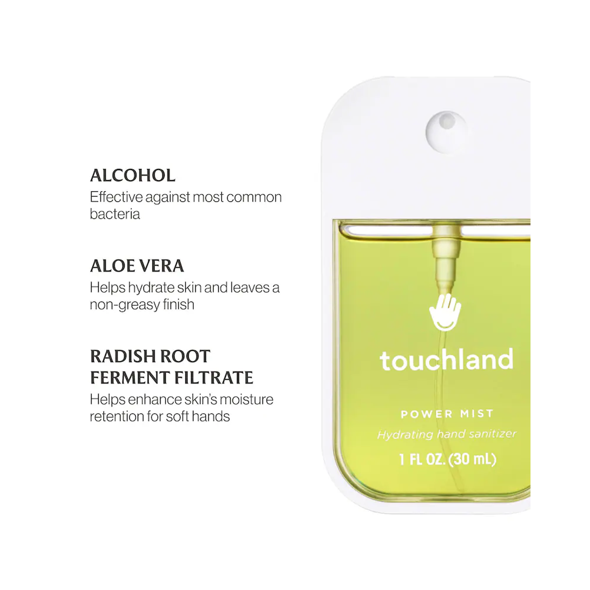 Touchland Powermist Hydrating Hand Sanitizer Aloe You / Aloe You