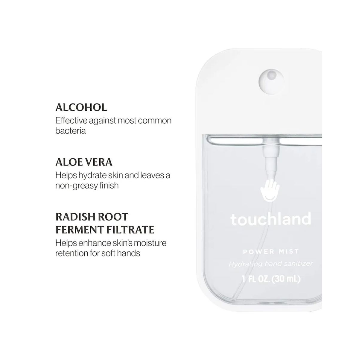Touchland Powermist Hydrating Hand Sanitizer Beach Coco / Beach Coco, image 30680749572246