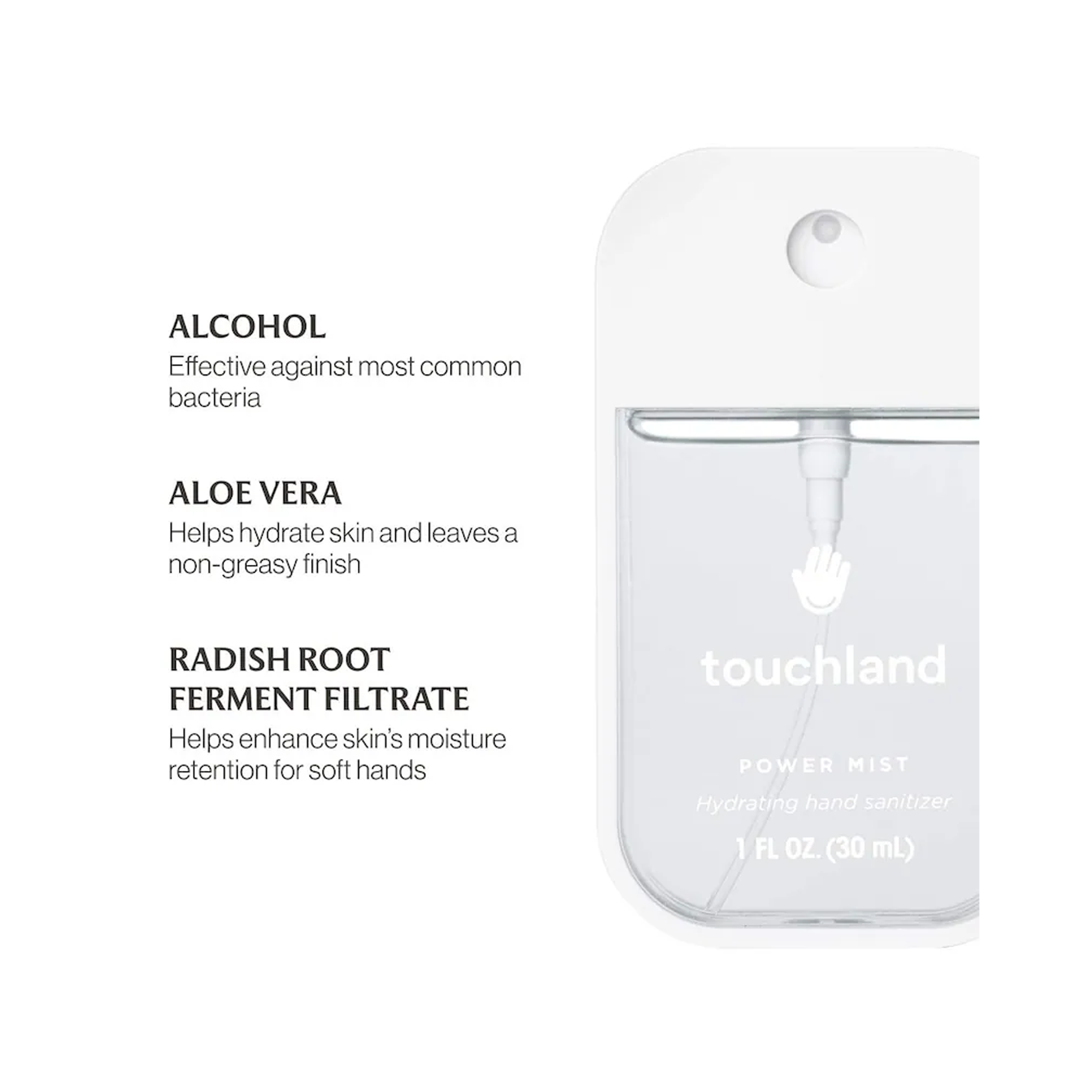 Touchland Powermist Hydrating Hand Sanitizer Beach Coco / Beach Coco