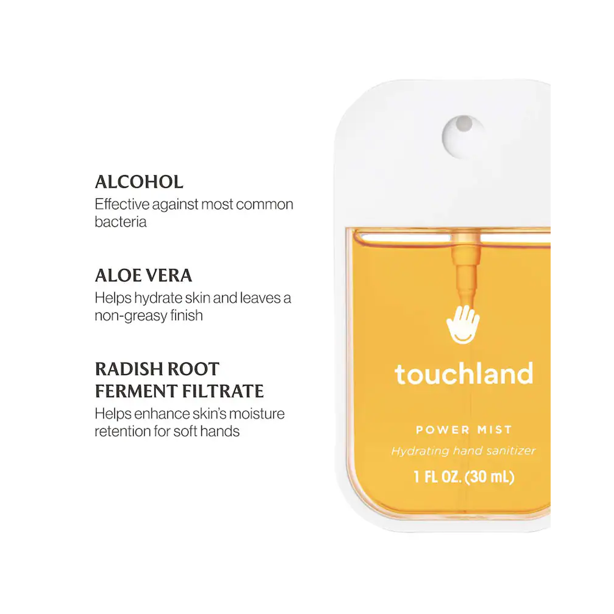 Touchland Powermist Hydrating Hand Sanitizer Mango Passion / Mango Passion, image 30680782733462