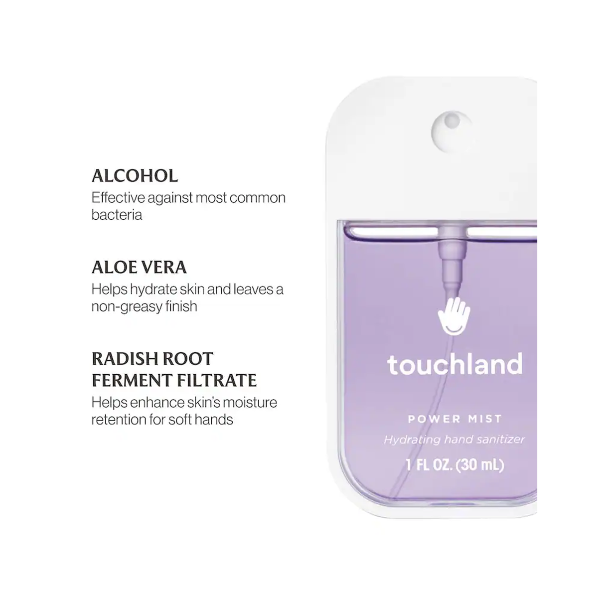 Touchland Powermist Hydrating Hand Sanitizer Pure Lavender / Pure Lavender, image 30680789418134