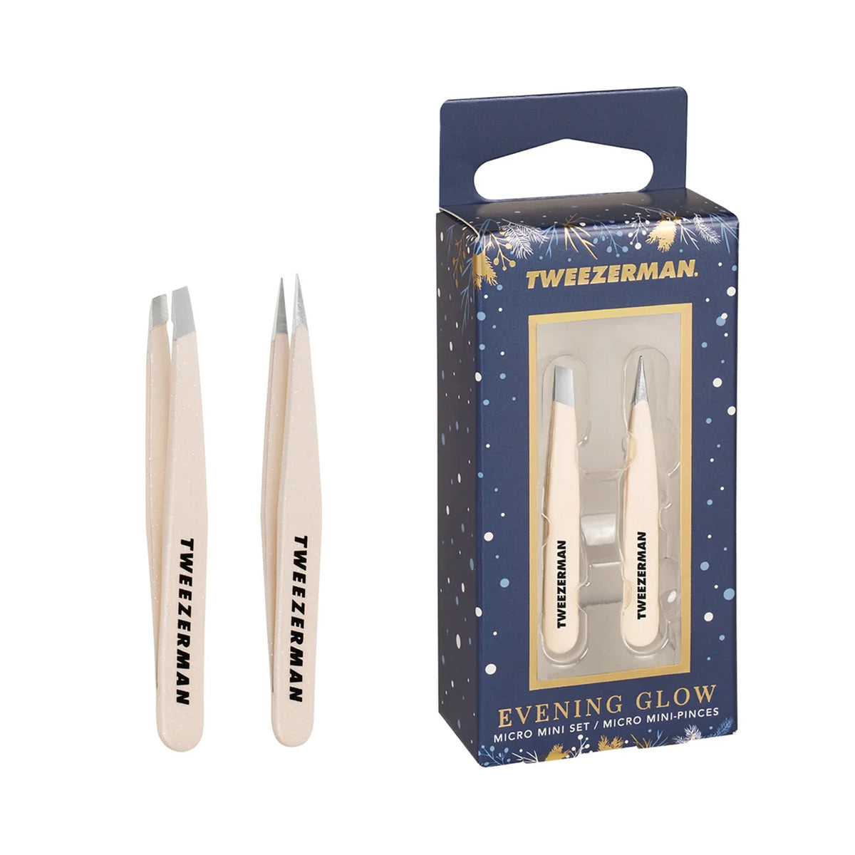 Tweezerman Evening Glow Micro Mini Tweezer Set - Holiday 2026