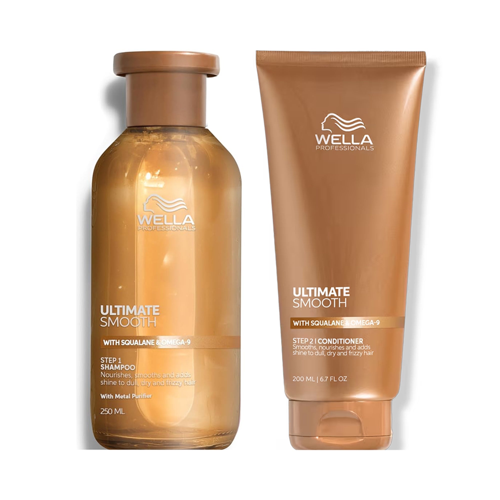Wella Ultimate Smooth Shampoo 8.4oz & Conditioner 6.7oz Duo / DUO