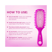 Unbrush Curl Brush / Fuchsia