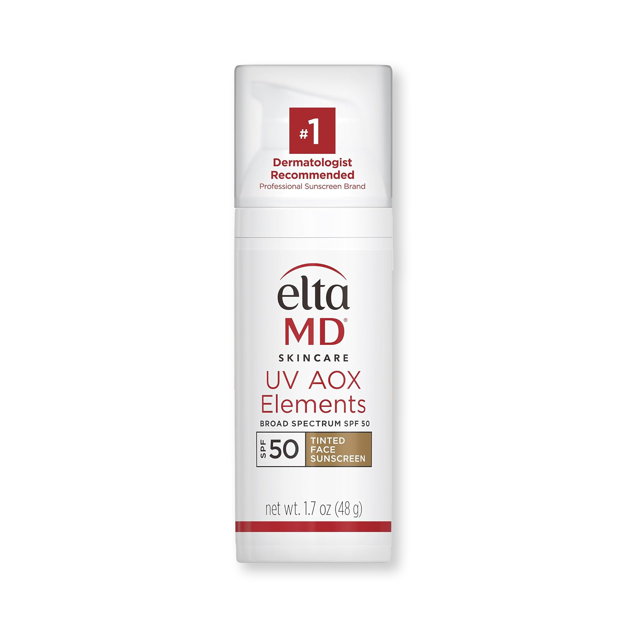 Elta Md UV AOX Elements Broad Spectrum SPF 50 Tinted Face Sunscreen / 1.7OZ