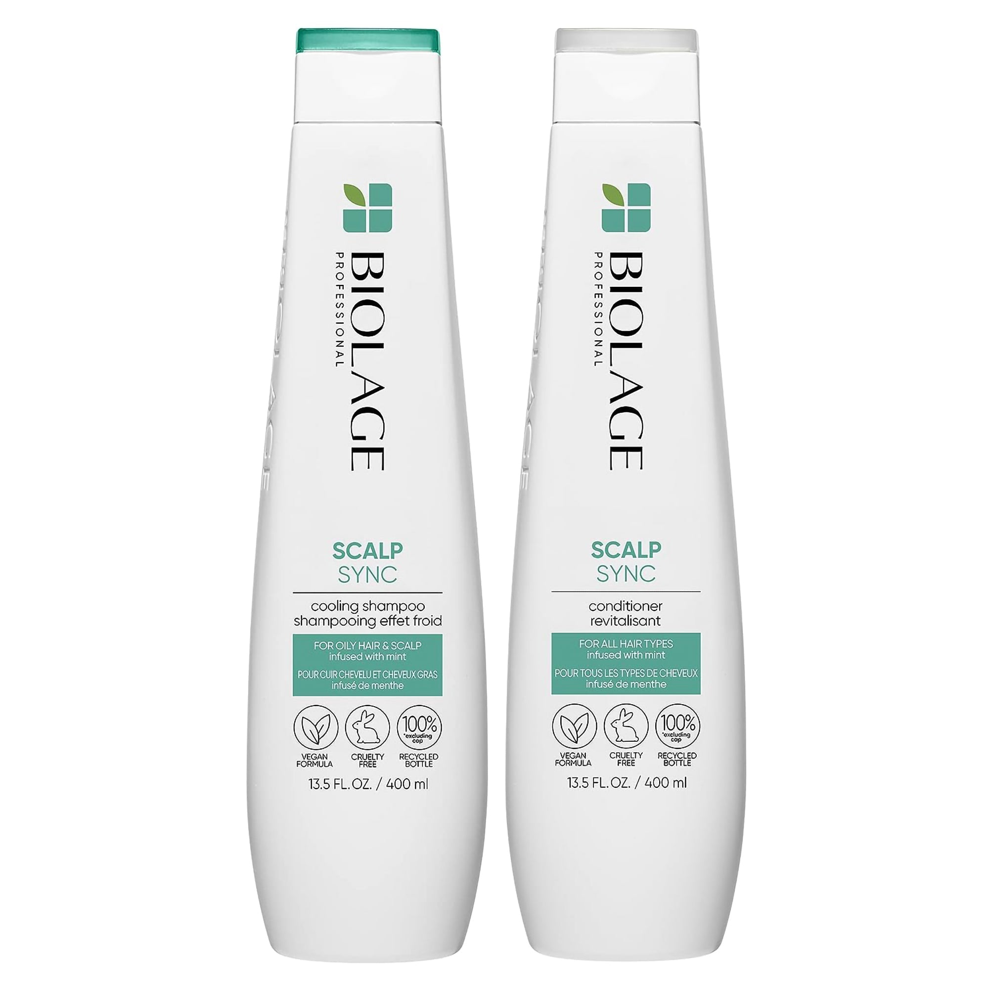 Matrix Biolage ScalpSync Cooling Mint Shampoo and Conditioner 13oz Duo ($46 Value) / 13.5 OZ