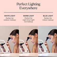 Vanity Planet Pose l LED Travel Mirror 2.0 / BLUSH