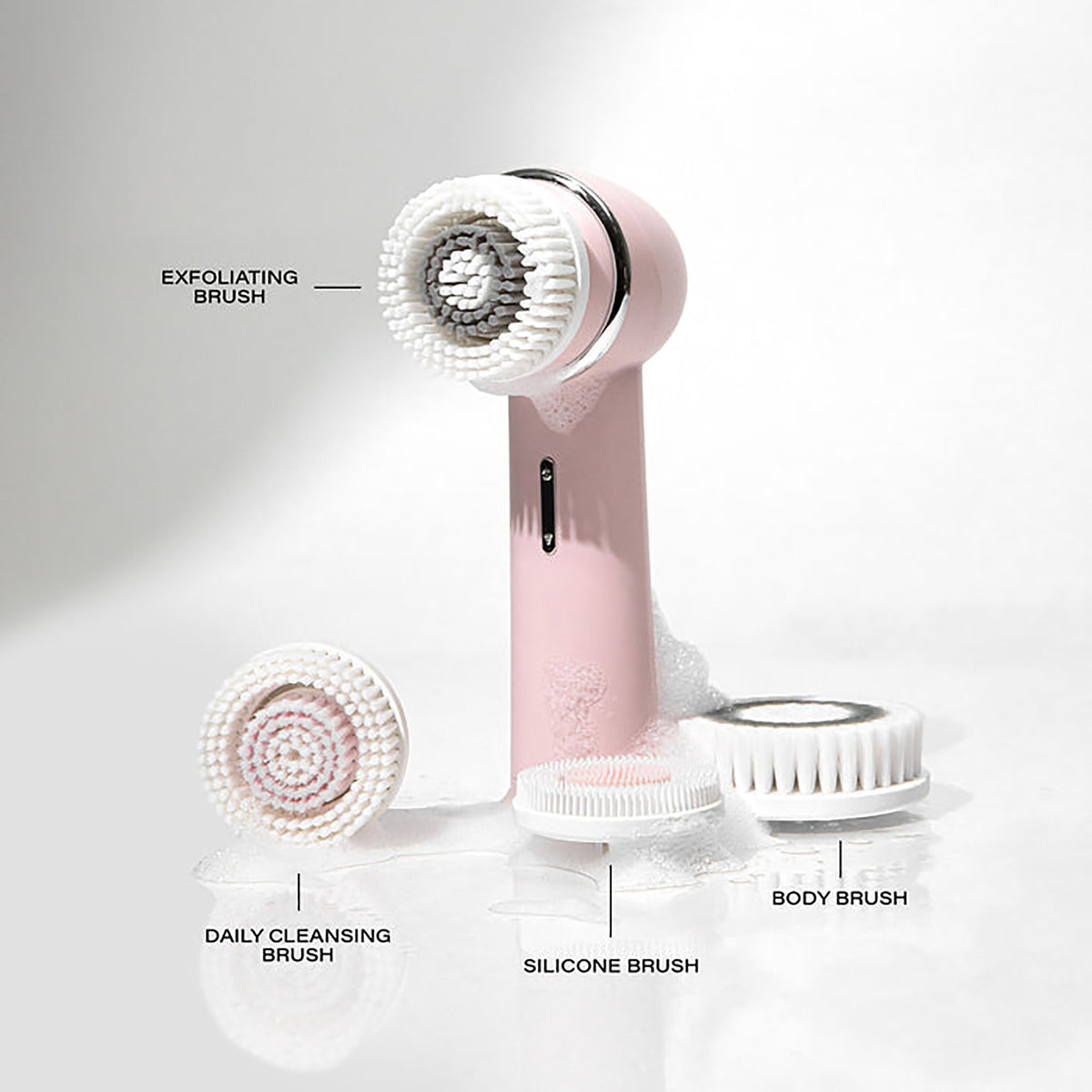 Vanity Planet Raedia 2.0 | Facial Cleansing Brush + Body Brush Head / PINK, image 27611223359638