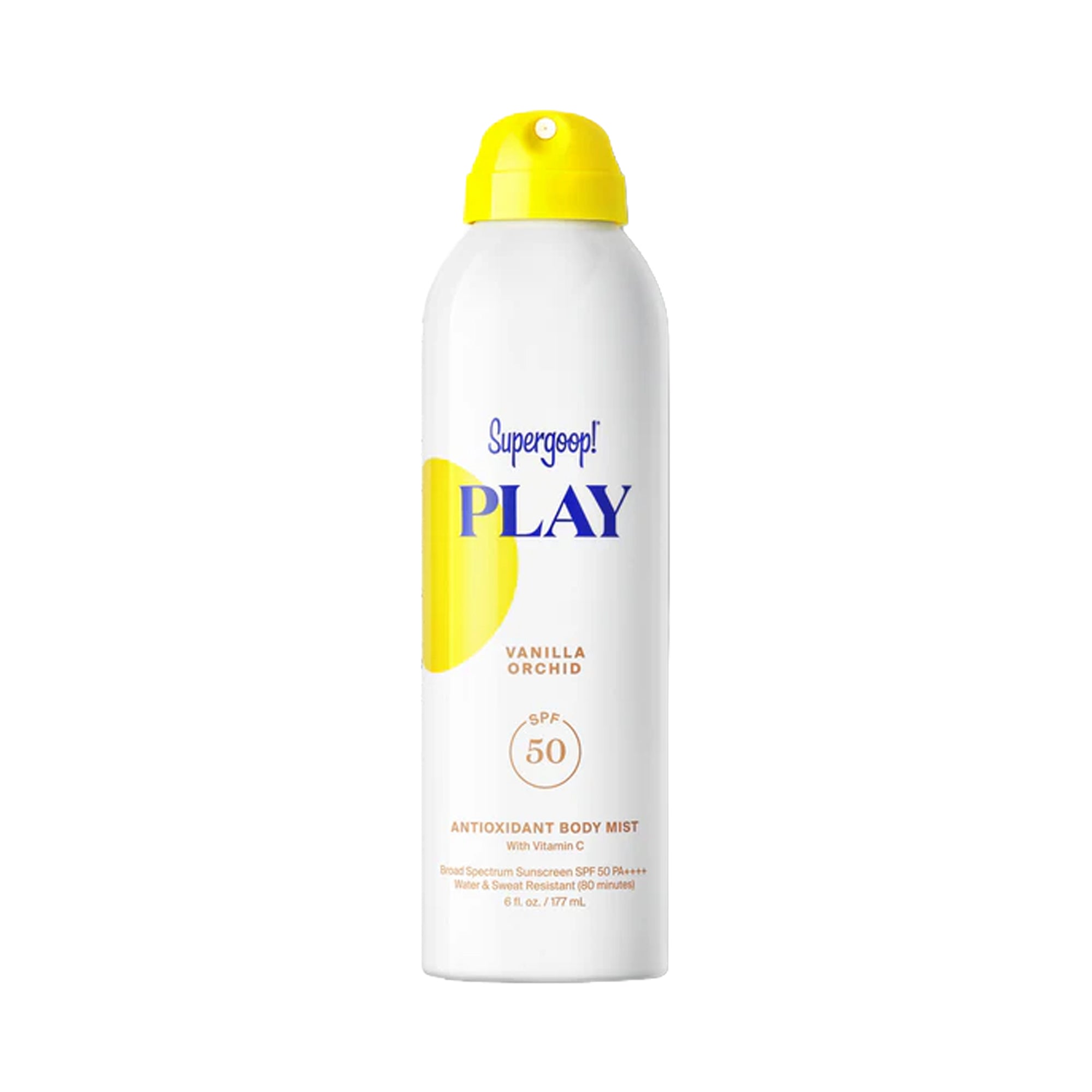 Supergoop! PLAY Antioxidant Body Mist SPF 50 - Vanilla Orchid / 6OZ