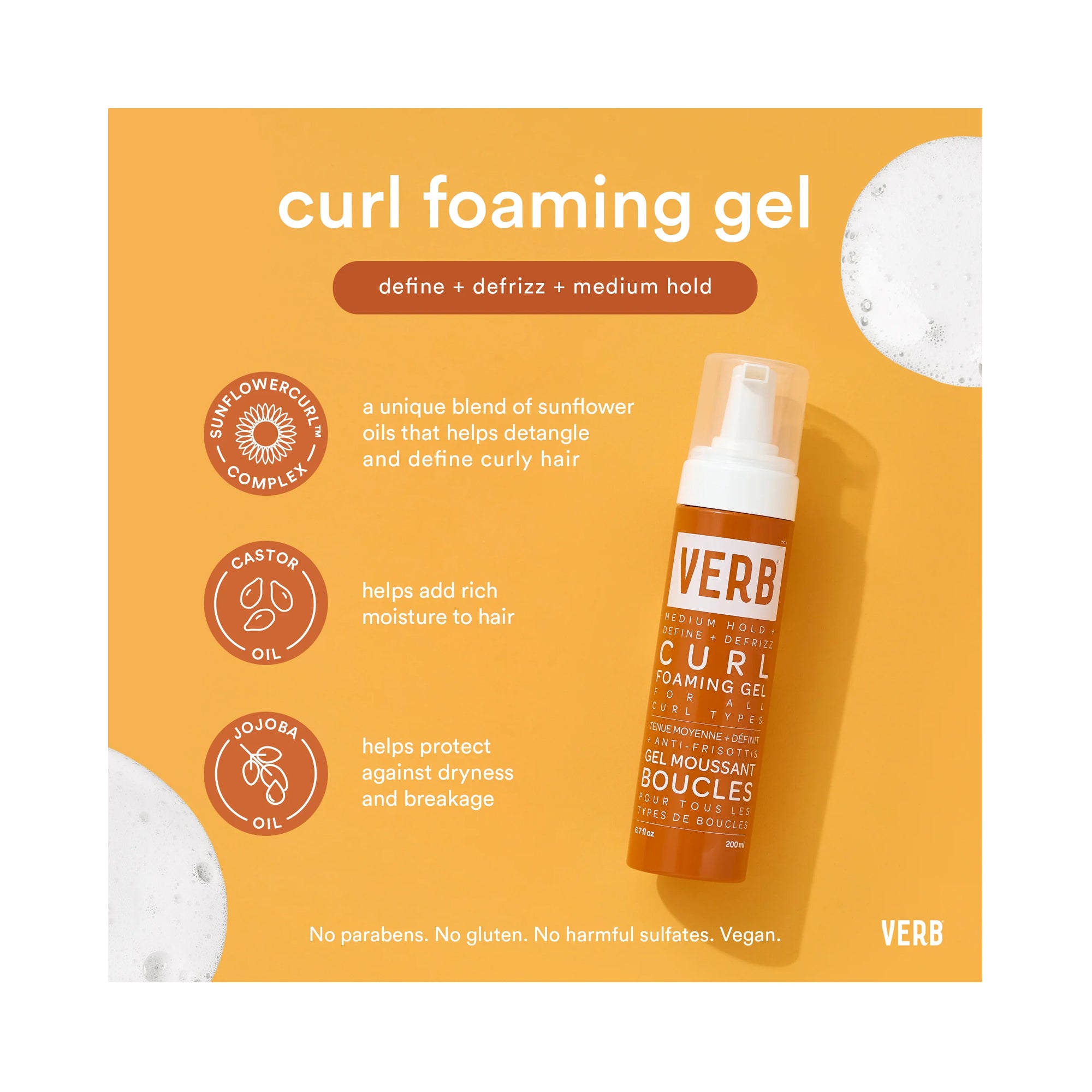 Verb Curl Foaming Gel / 6.7OZ