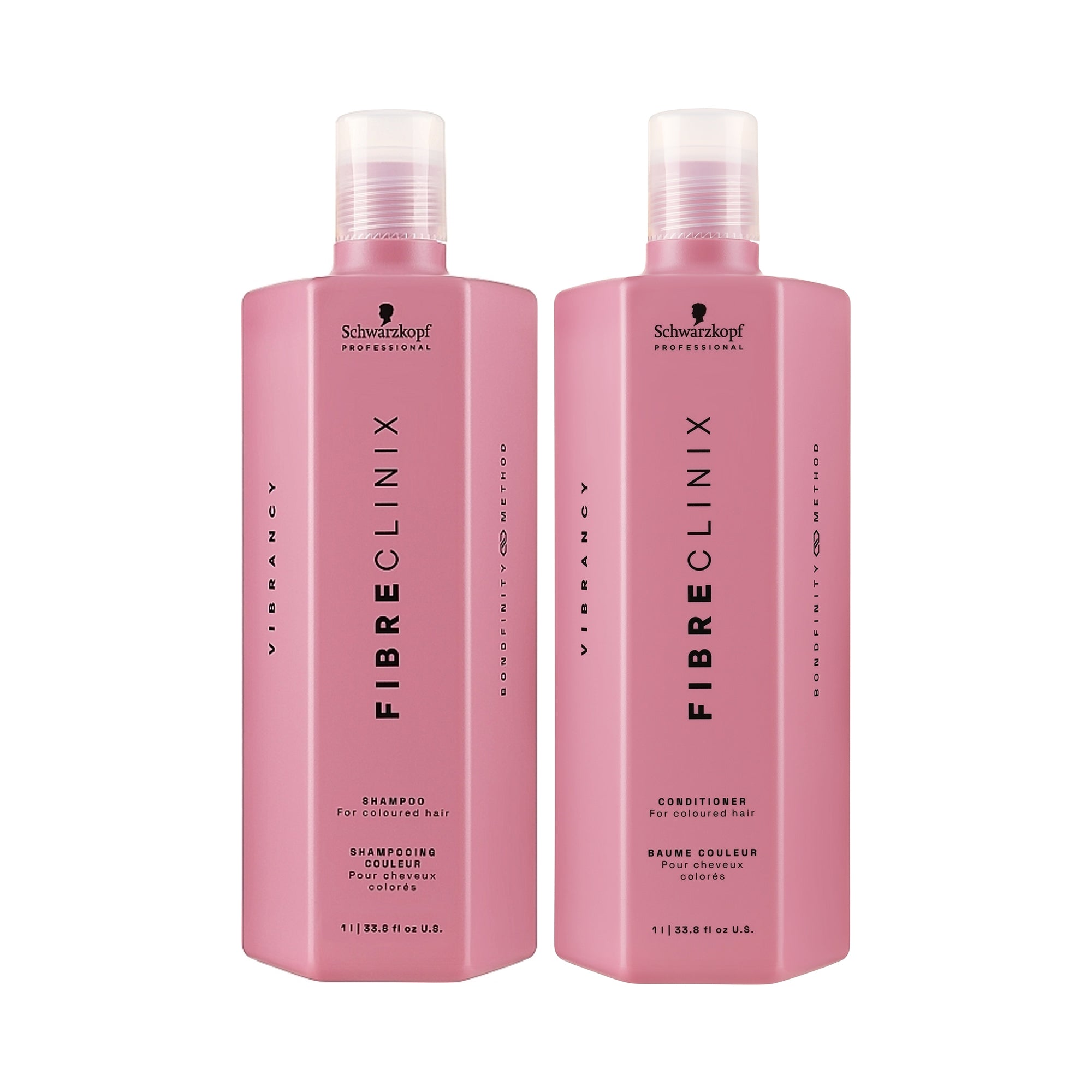 Schwarzkopf Professional Fibre Clinix Vibrancy Shampoo & Conditioner Liter Duo ($128 Value) / 33OZ
