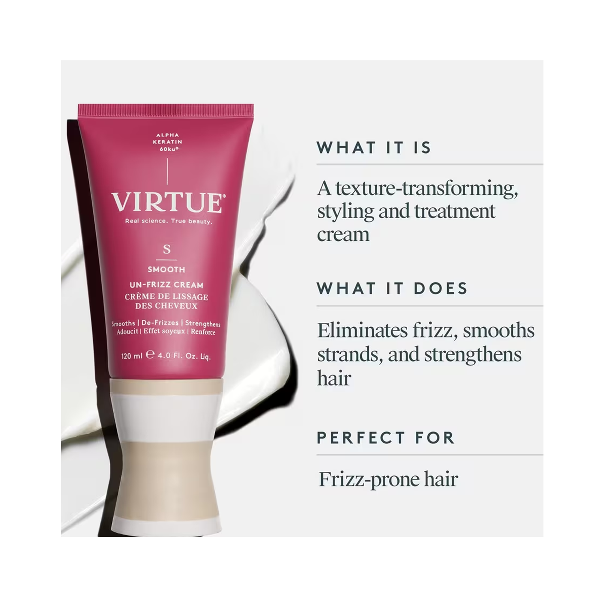 Virtue_Un-Frizz_Hair_Styling_&_Smoothing_Cream / 4OZ, image 29681939677334