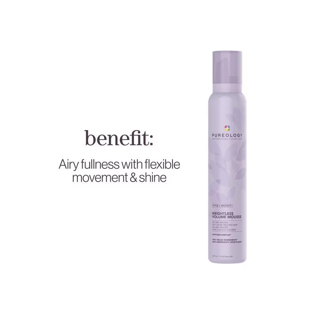 Pureology Style + Protect Weightless Volume Mousse / 11.4OZ thumbnail 4