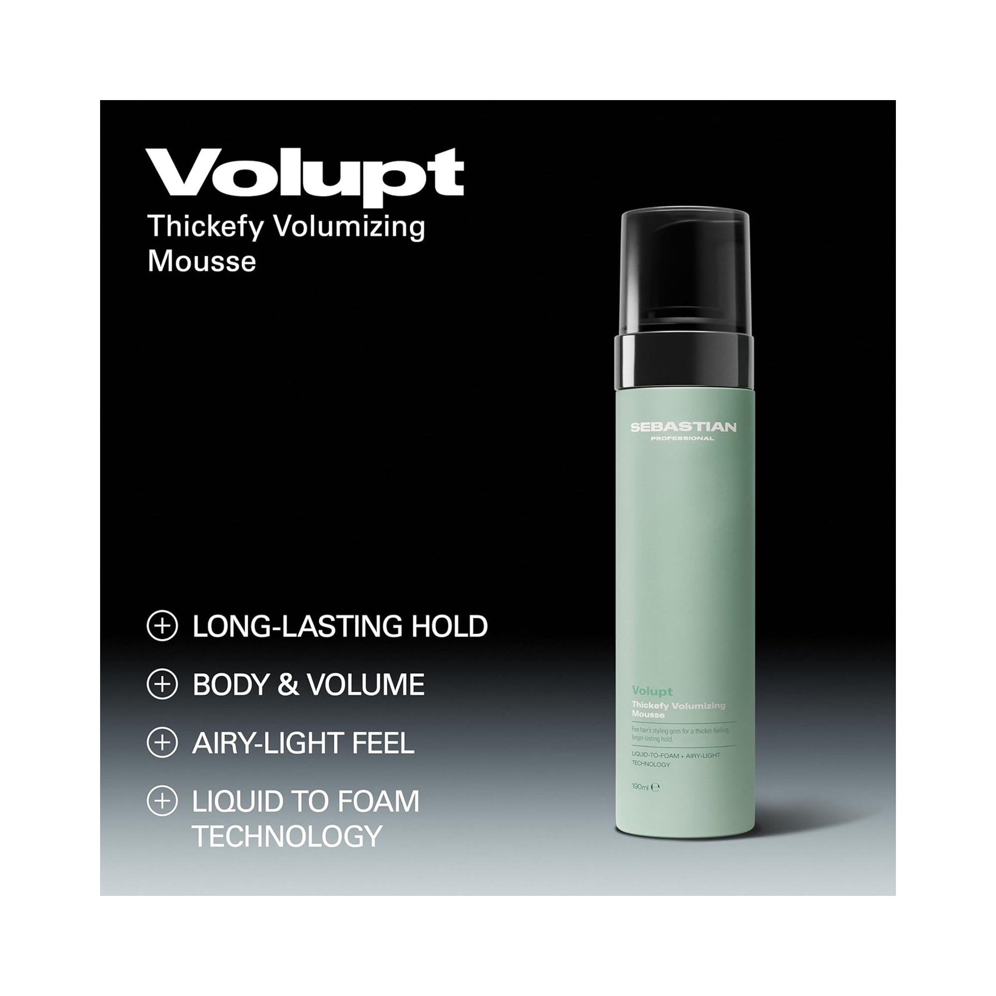 Sebastian Volupt Thickefy Volume Mousse / 6.4OZ