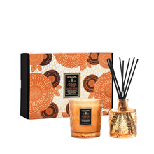 Voluspa Holiday Demi Candle & Diffuser Gift Set - Spiced Pumpkin Latte