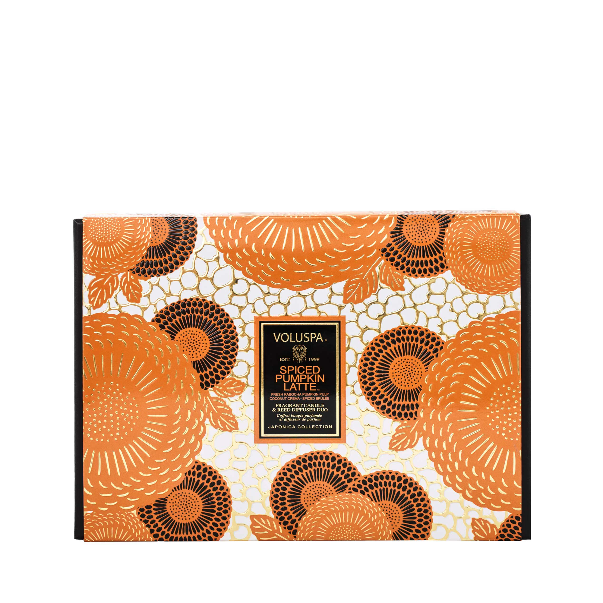 Voluspa Holiday Demi Candle & Diffuser Gift Set - Spiced Pumpkin Latte