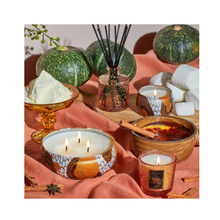 Voluspa Holiday Japonica 3 Wick Candle in Decorative Tin / SPICED PUMPKIN LATTE