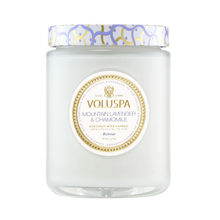 Voluspa_Maison_Blanc_Large_Jar_Candlemountain_lavender_and_chamomile_18_oz / Mountain Lavender & Chamomile