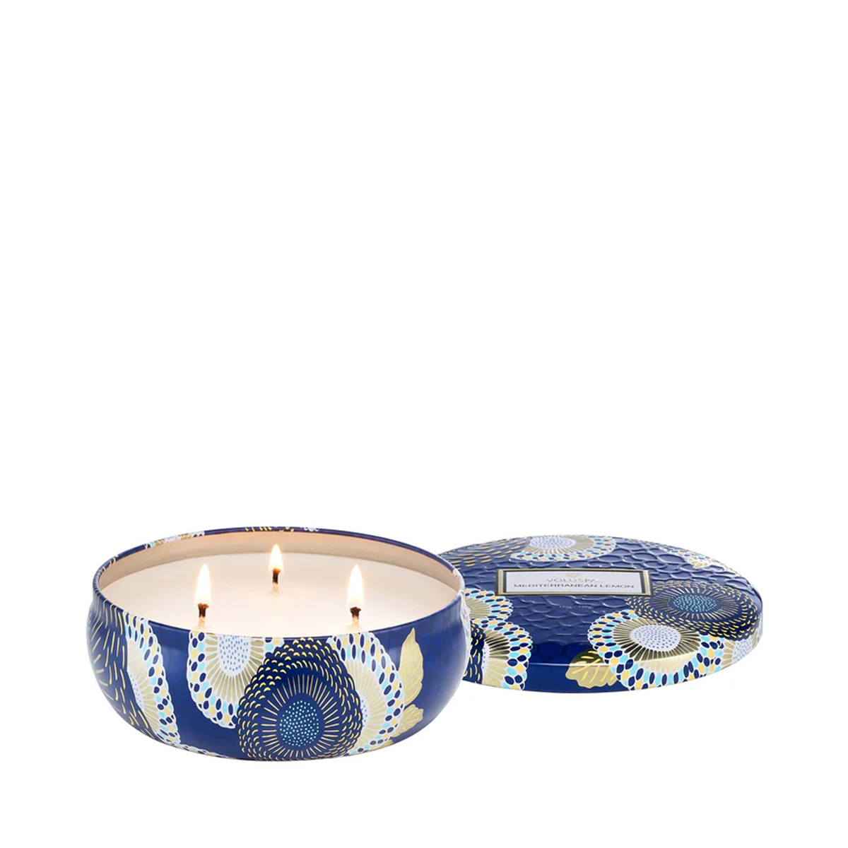 Voluspa_3_wick_tin_12oz_mediterranean_lemon / Mediterranean Lemon, image 29711743254678