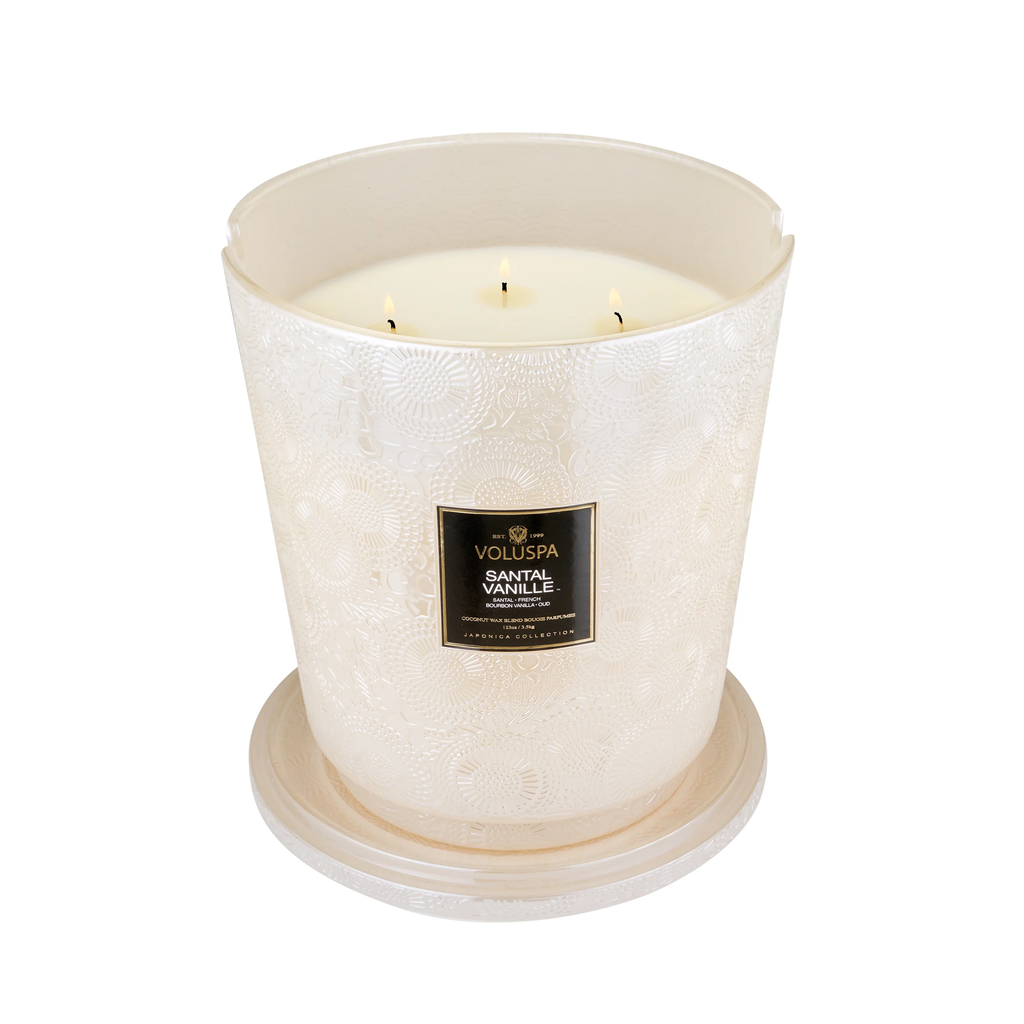 Voluspa_5_Wick_Hearth_Candle / Santal Vanille