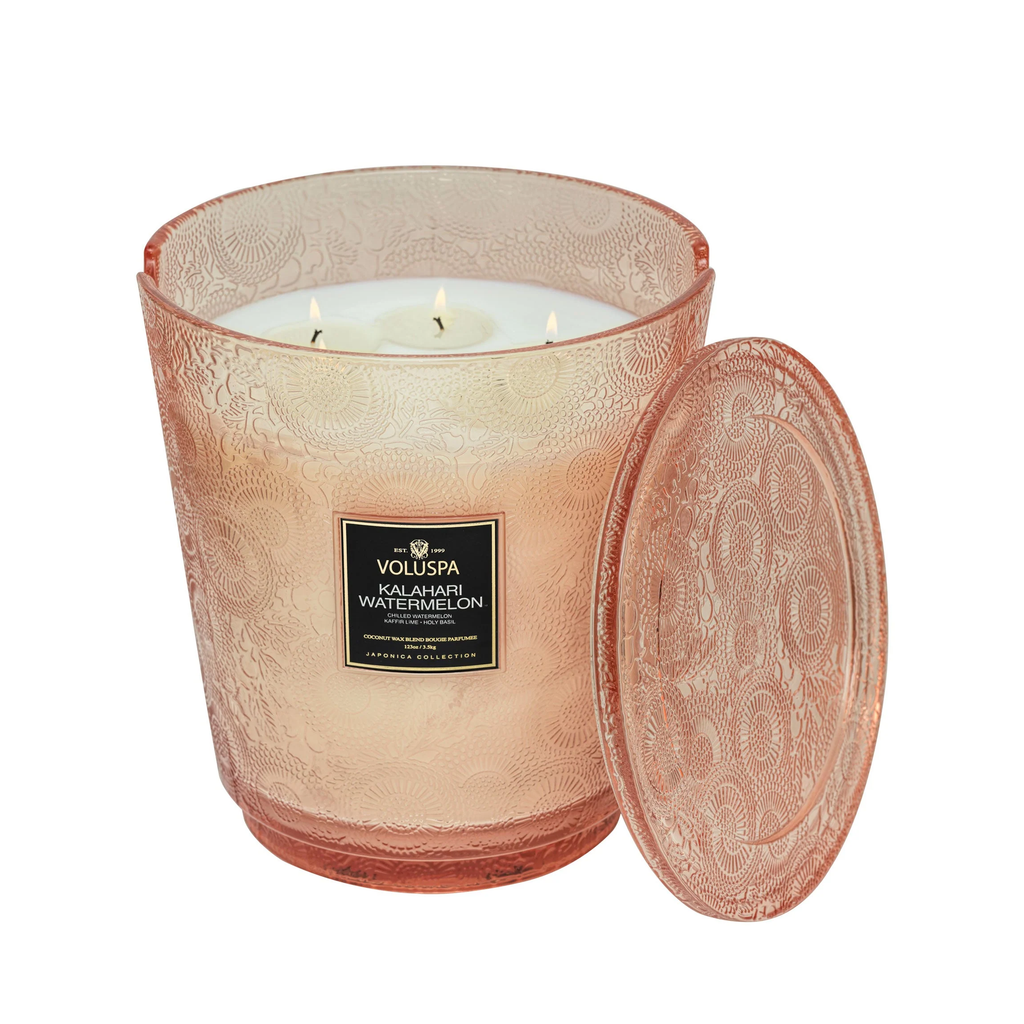 Voluspa_5_Wick_Hearth_Candle / Kalahari Watermelon