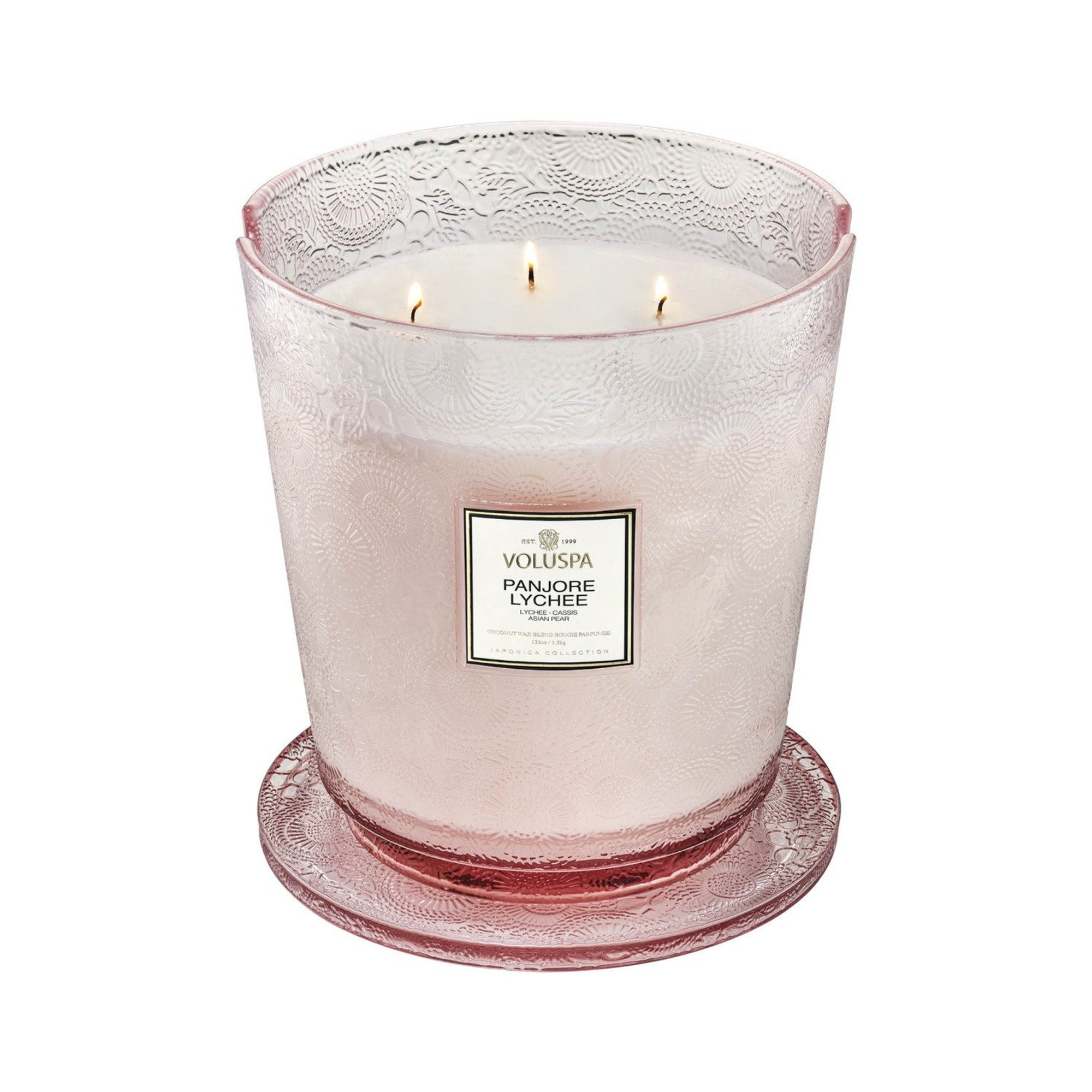 Voluspa_5_Wick_Hearth_Candle_Panjore_Lychee / Panjore Lychee