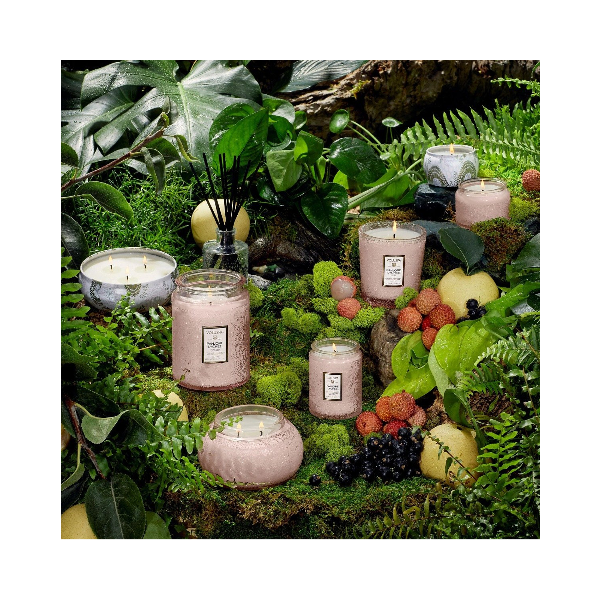 Voluspa_5_Wick_Hearth_Candle_Panjore_Lychee / Panjore Lychee