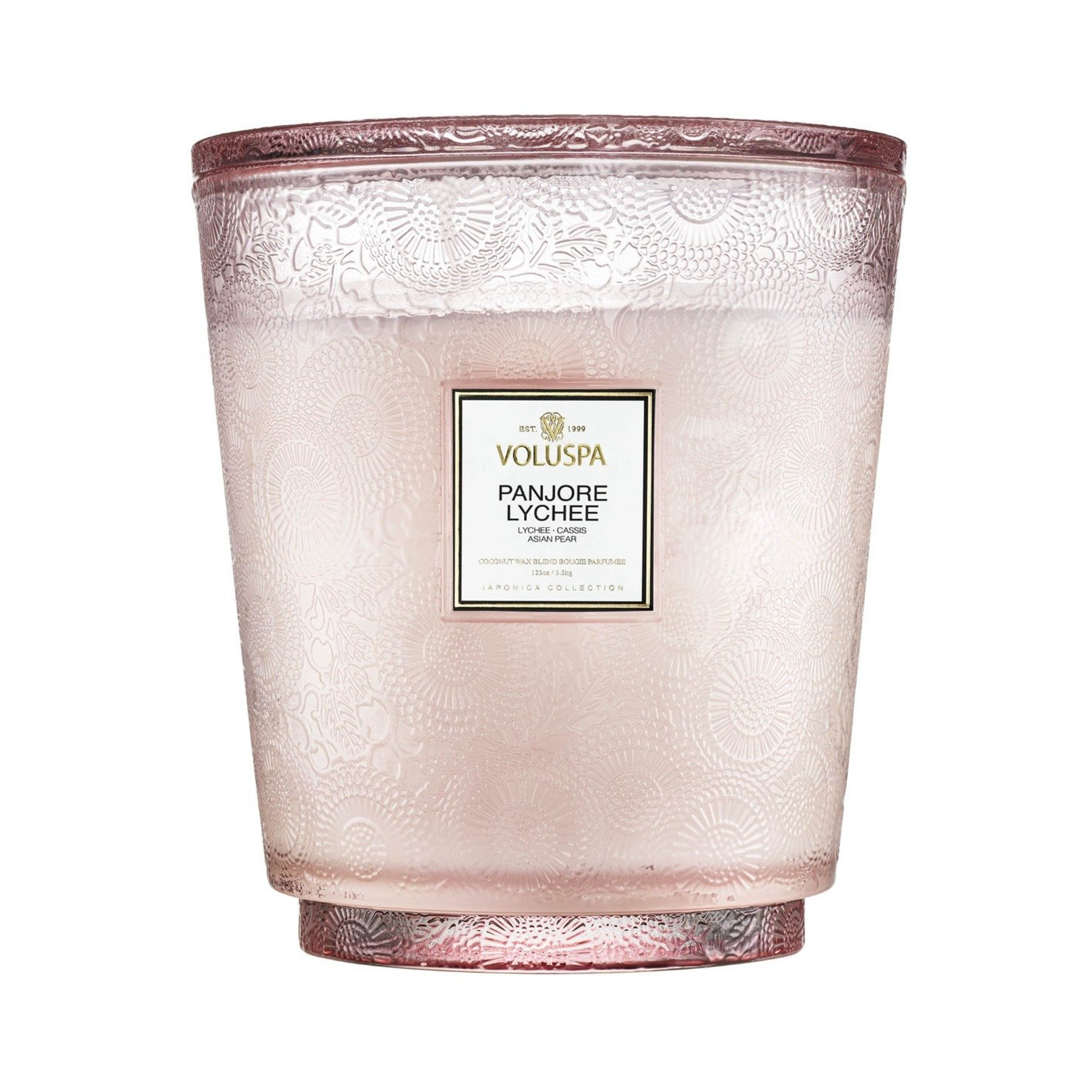 Voluspa_5_Wick_Hearth_Candle_Panjore_Lychee / Panjore Lychee