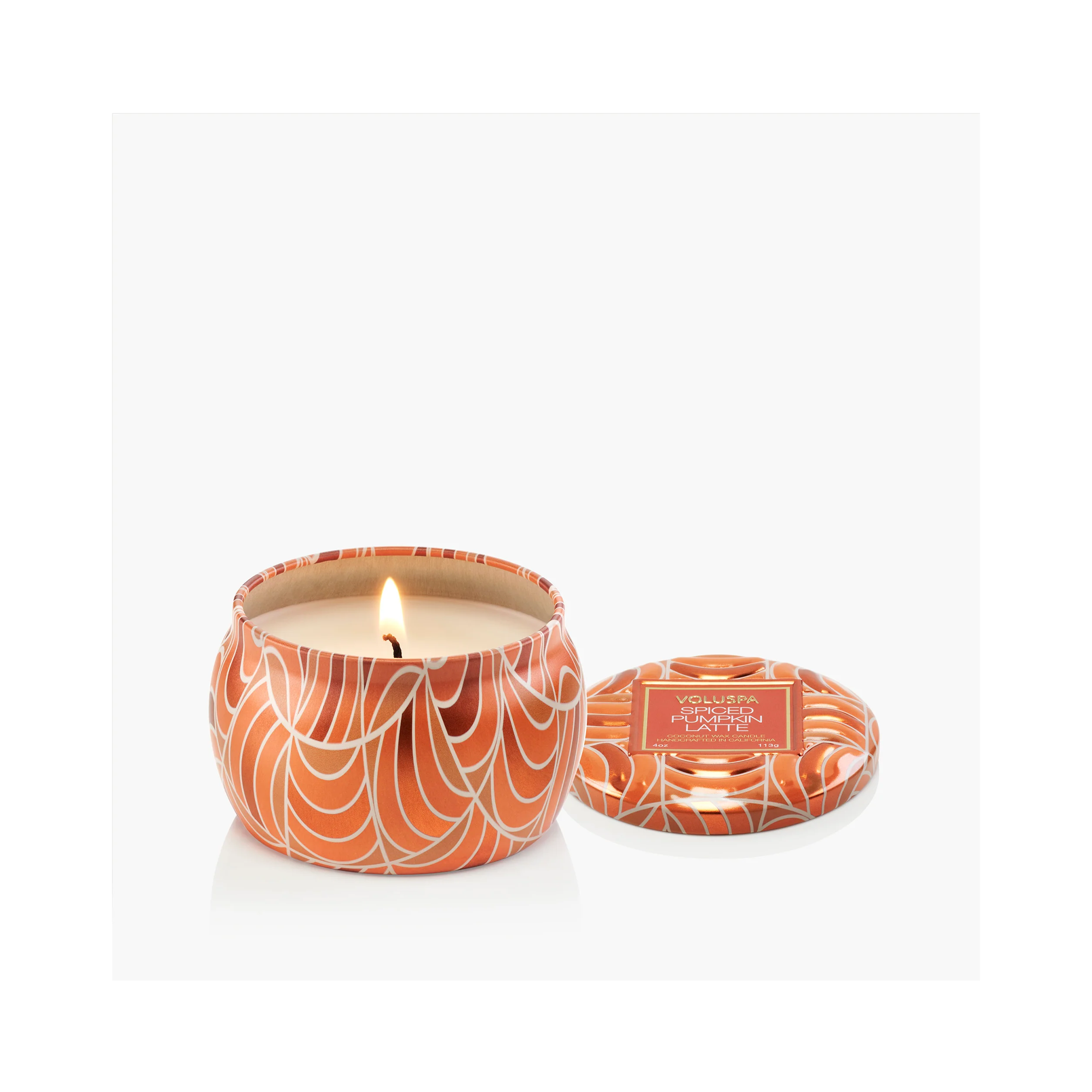 Voluspa Capsule Holiday - Spiced Pumpkin Latte Mini Tin / Mini Tin