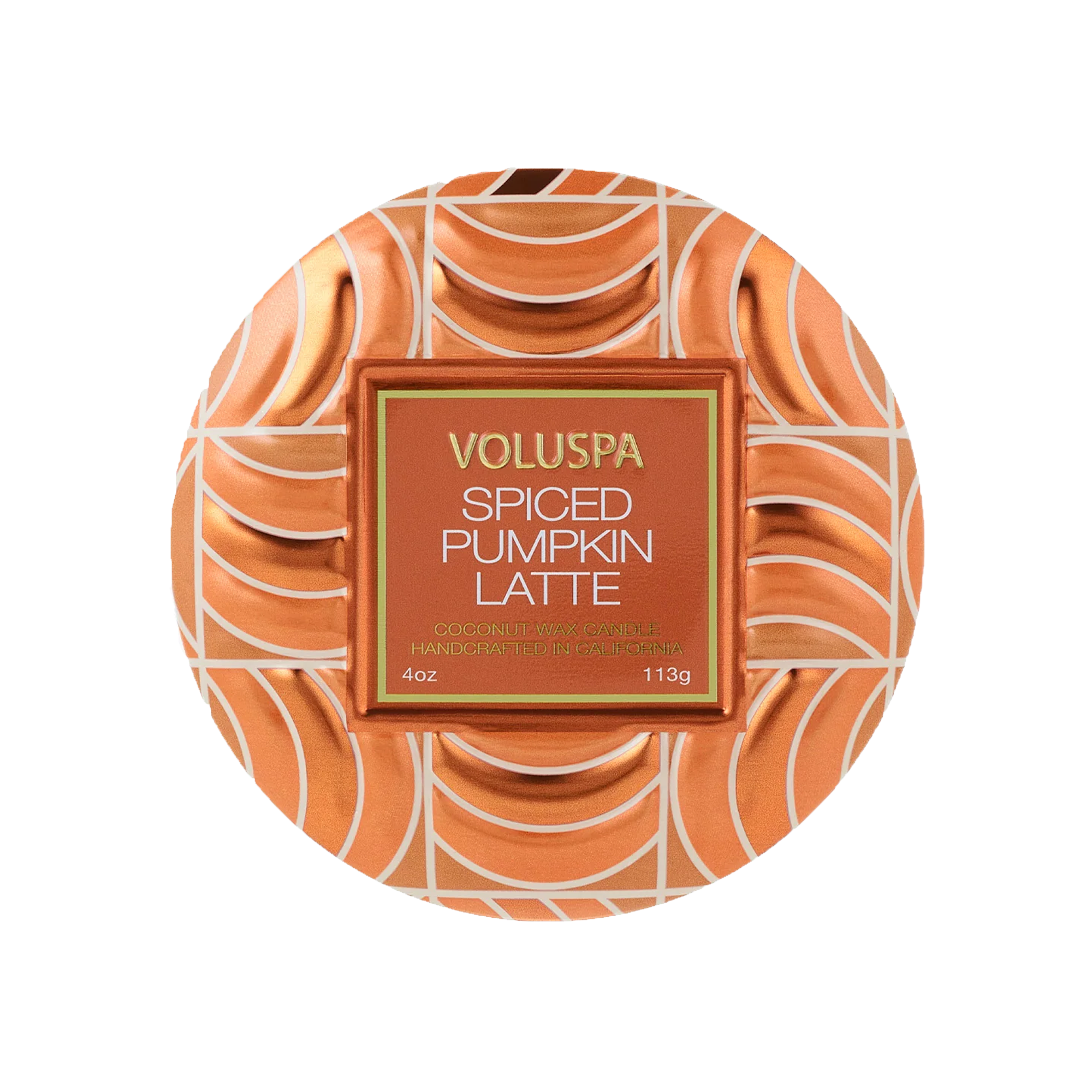 Voluspa Capsule Holiday - Spiced Pumpkin Latte Mini Tin / Mini Tin