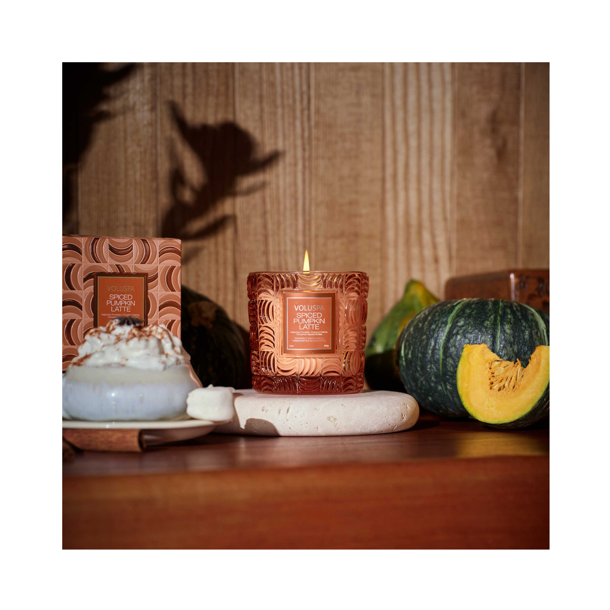 Voluspa Capsule Holiday - Spiced Pumpkin Latte Classic Candle / Classic Candle