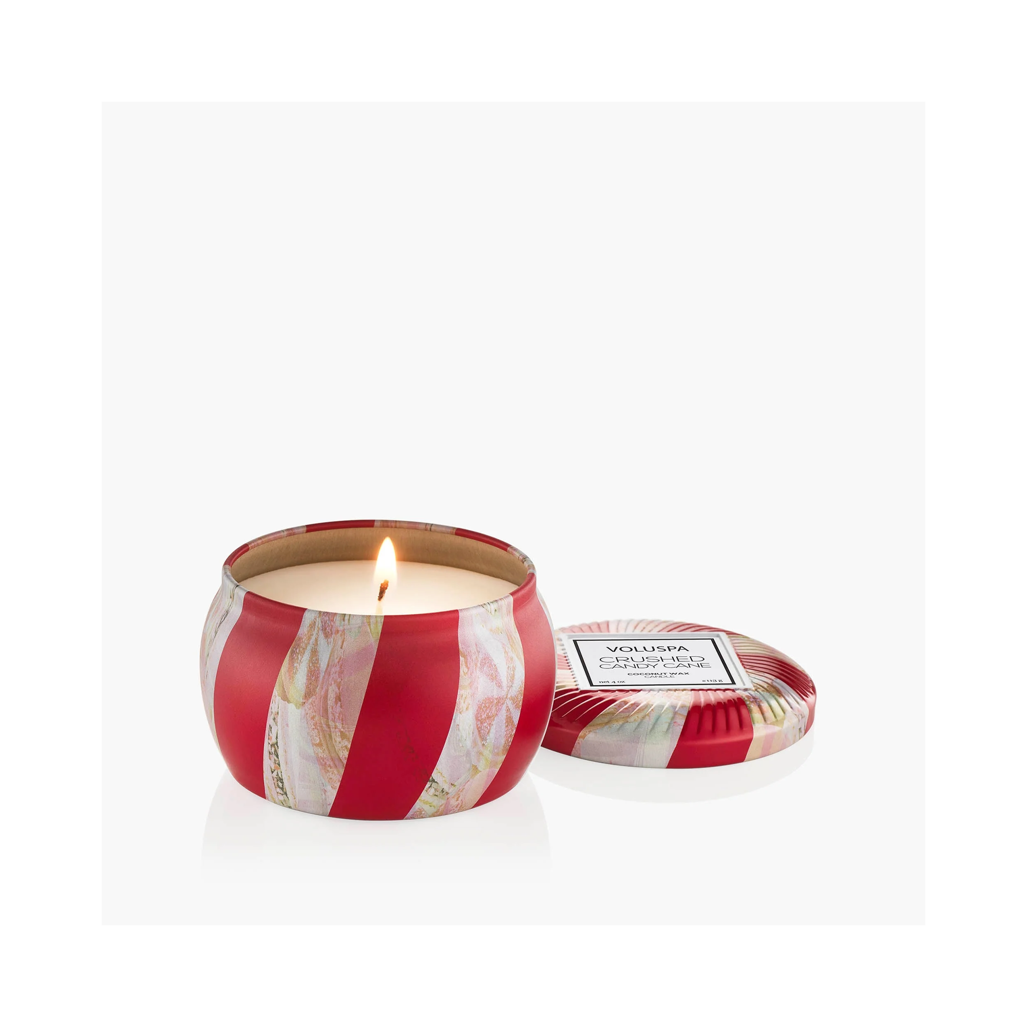 Voluspa Holiday - Crushed Candy Cane Mini Tin / Mini Tin