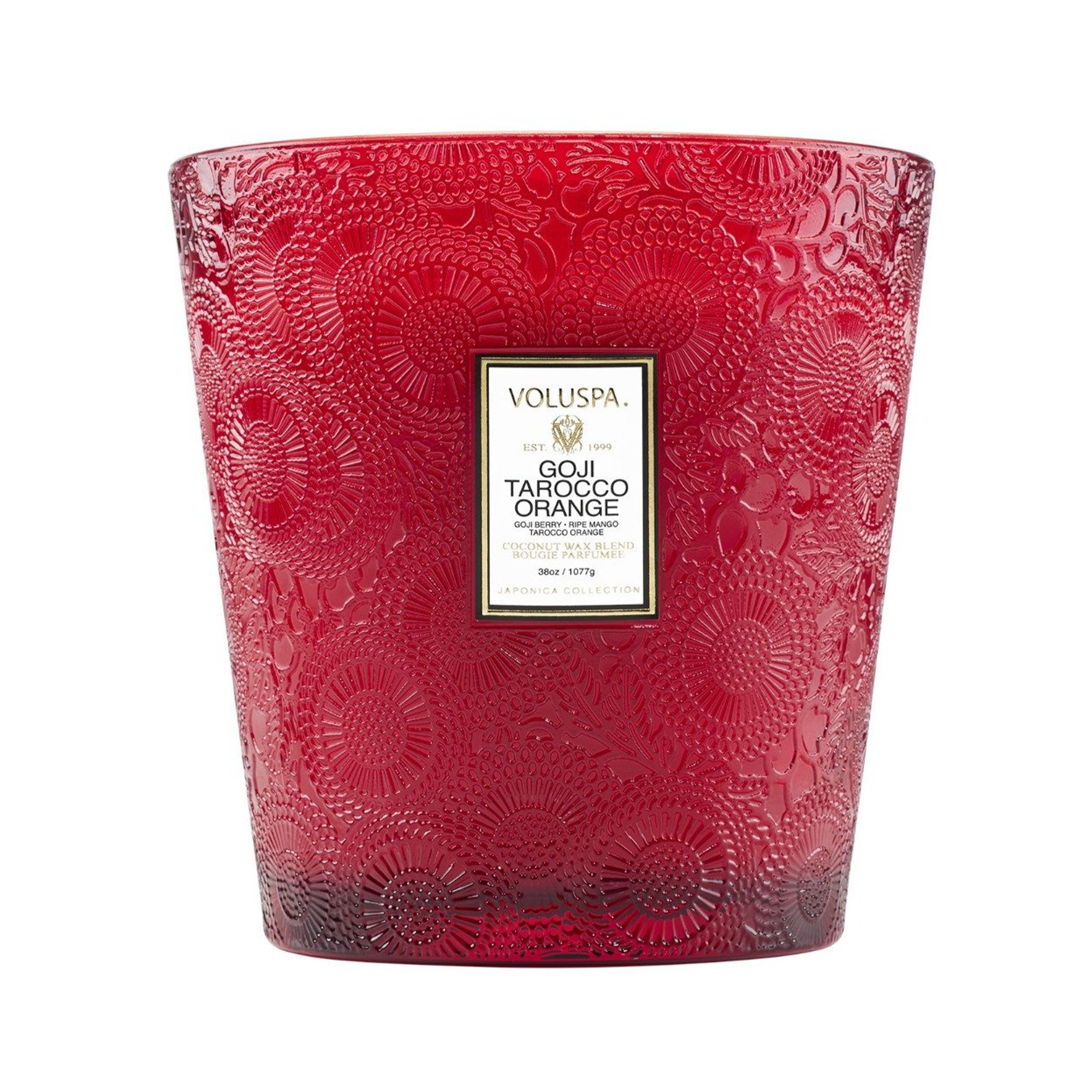 Voluspa_Japonica_3_Wick_Hearth_Candle_38oz_Goji_and_Tarocco_Orange / Goji and Tarocco Orange