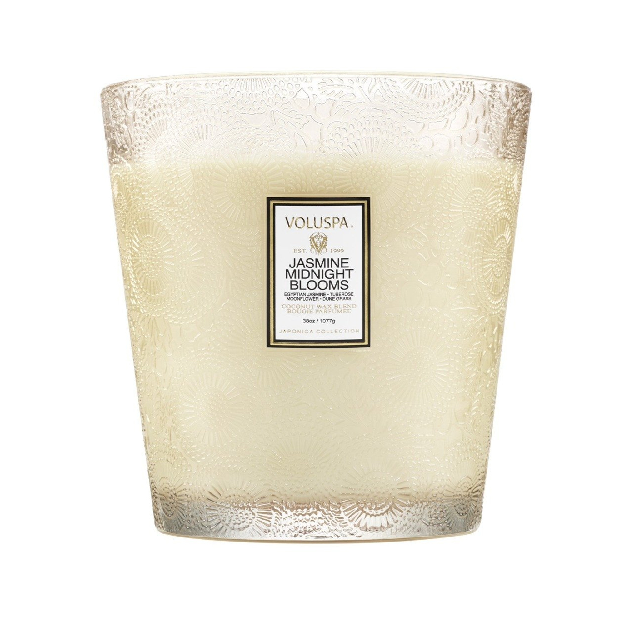 Voluspa_Japonica_3_Wick_Hearth_Candle_38oz_Jasmine_Midnight_Blooms / Jasmine Midnight Blooms