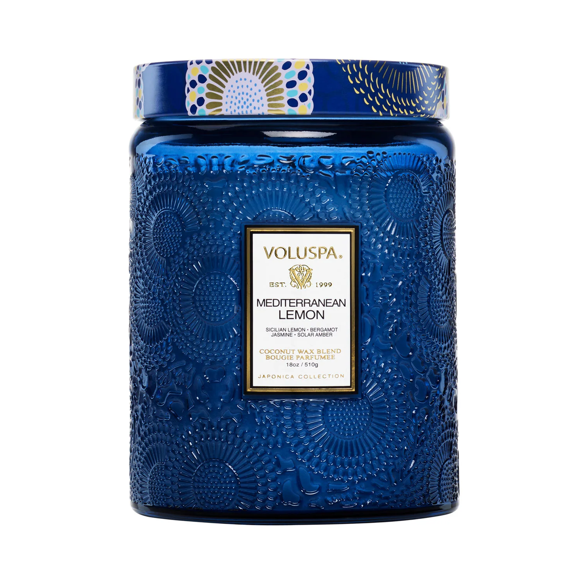 Voluspa_Japonica_Large_Jar_Candle_18oz_mediterranean_Lemon / Mediterranean Lemon, image 29713431855254
