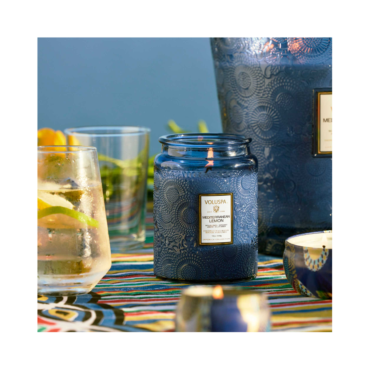 Voluspa_Japonica_Large_Jar_Candle_18oz_mediterranean_Lemon / Mediterranean Lemon, image 29713431822486