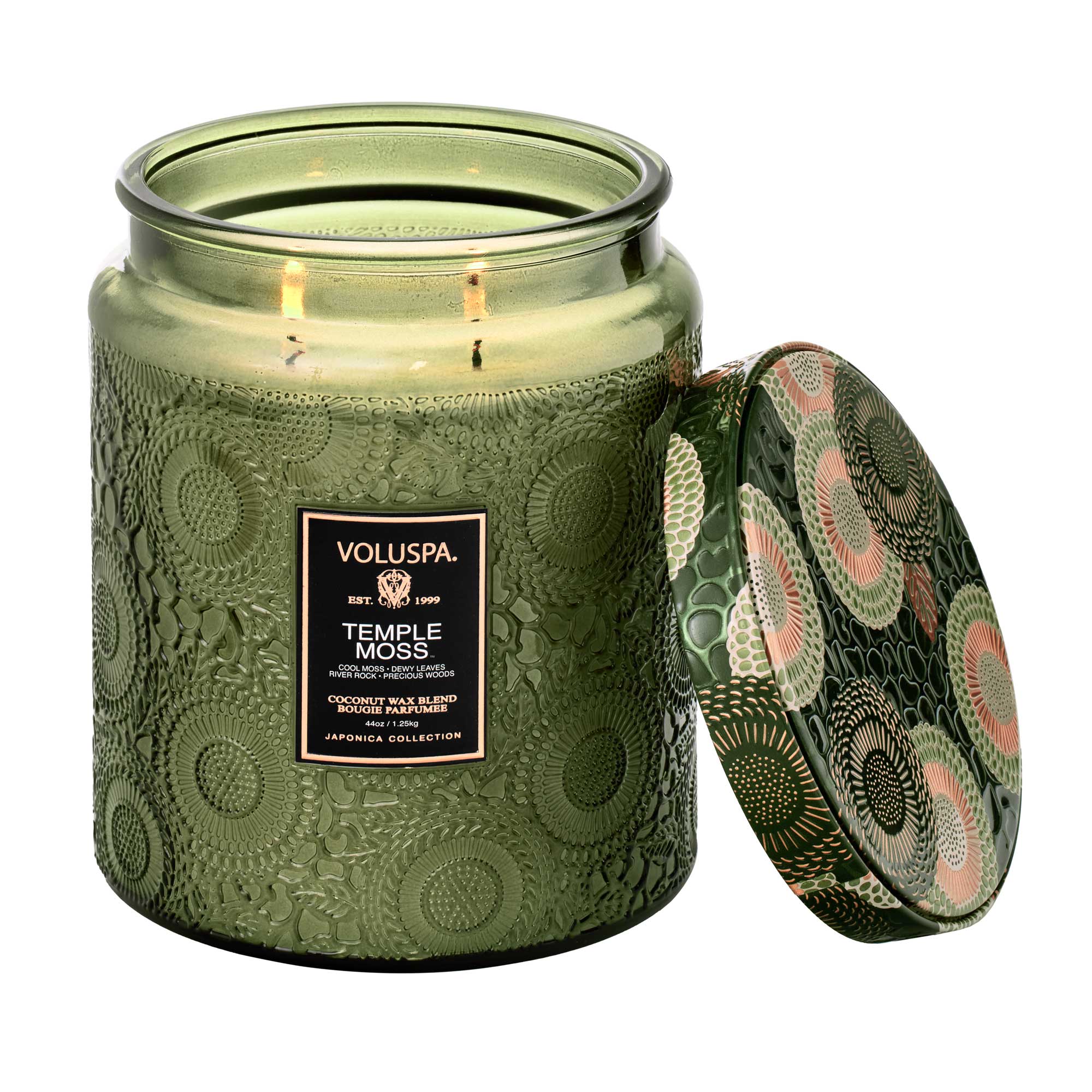Voluspa Japonica Lux Jar Candle - 44oz / Temple Moss