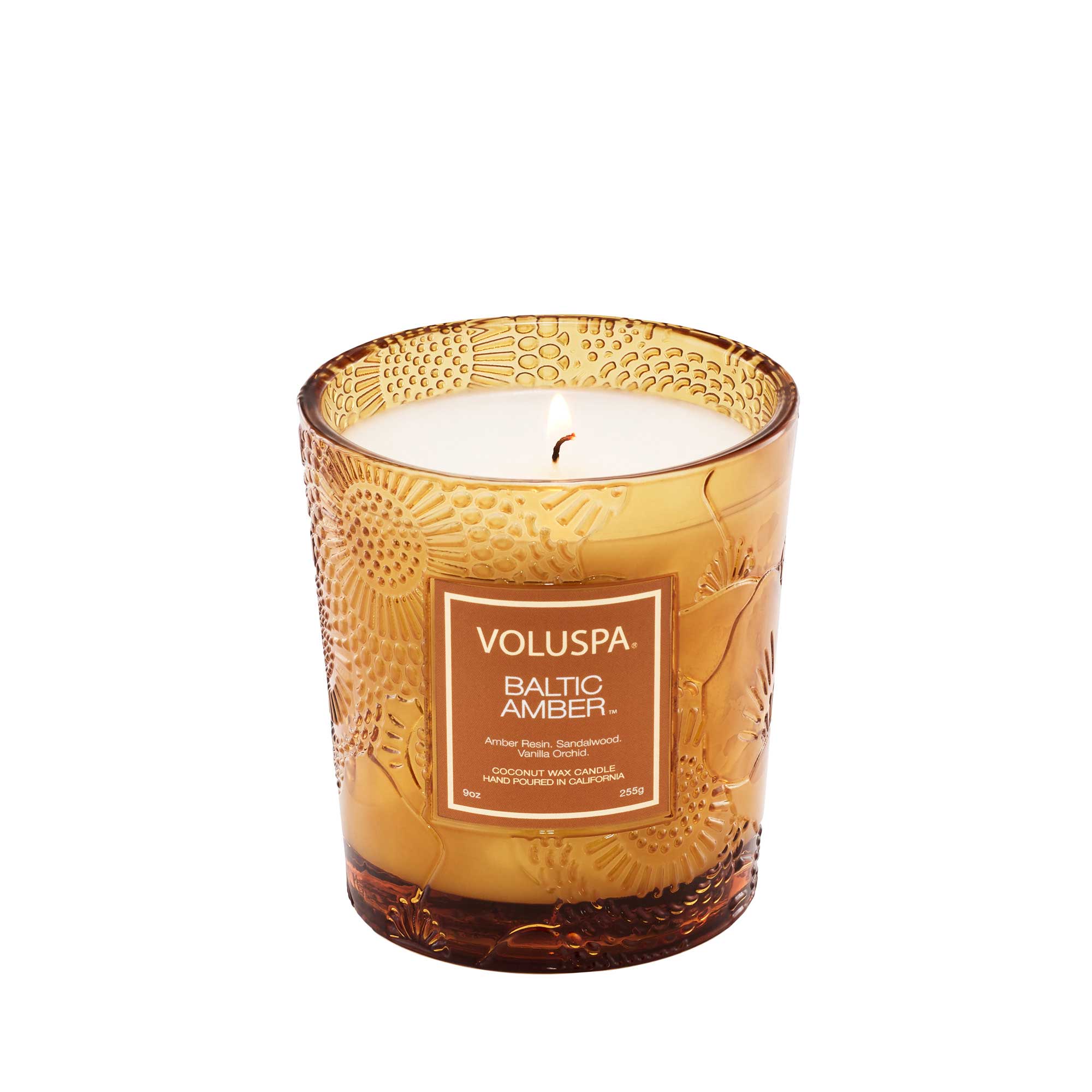 Voluspa Limited Edition XXV Anniversary Collection Boxed Classic Candle - 9oz / BALTIC AMBER
